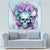 Flower Skull Angel Tapestry The Good Girl In Me Got Tired Of The Bullshit - Wonder Print Shop