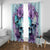 Flower Skull Angel Window Curtain The Good Girl In Me Got Tired Of The Bullshit - Wonder Print Shop