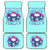 Flower Skull Angel Car Mats Stuck Between IDK IDC and IDGAF - Wonder Print Shop