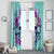 Flower Skull Angel Window Curtain Stuck Between IDK IDC and IDGAF - Wonder Print Shop