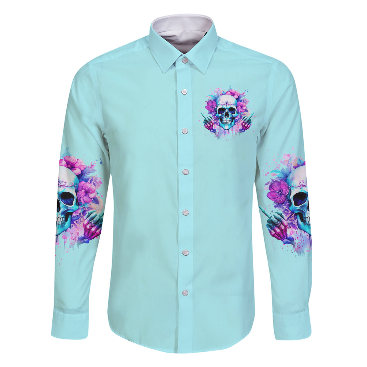 Flower Skull Angel Family Matching Summer Maxi Dress and Hawaiian Shirt I'm A Bitch With A Flow Bullshit Tolerance - Wonder Print Shop