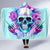 Flower Skull Angel Hooded Blanket I'm A Bitch With A Flow Bullshit Tolerance
