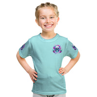 Flower Skull Angel Kid T Shirt I'm A Bitch With A Flow Bullshit Tolerance - Wonder Print Shop