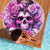 Rose Skull Beach Blanket Bitch I'm The Fucking Queen - Wonder Print Shop