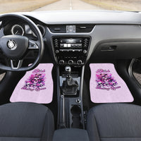Rose Skull Car Mats Bitch I'm The Fucking Queen - Wonder Print Shop