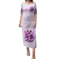 Rose Skull Family Matching Puletasi and Hawaiian Shirt Bitch I'm The Fucking Queen - Wonder Print Shop