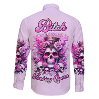 Rose Skull Family Matching Summer Maxi Dress and Hawaiian Shirt Bitch I'm The Fucking Queen - Wonder Print Shop