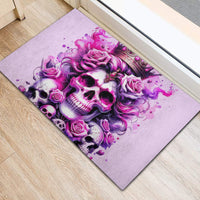 Rose Skull Rubber Doormat Bitch I'm The Fucking Queen - Wonder Print Shop