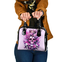 Rose Skull Shoulder Handbag Bitch I'm The Fucking Queen