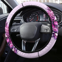 Rose Skull Steering Wheel Cover Bitch I'm The Fucking Queen - Wonder Print Shop