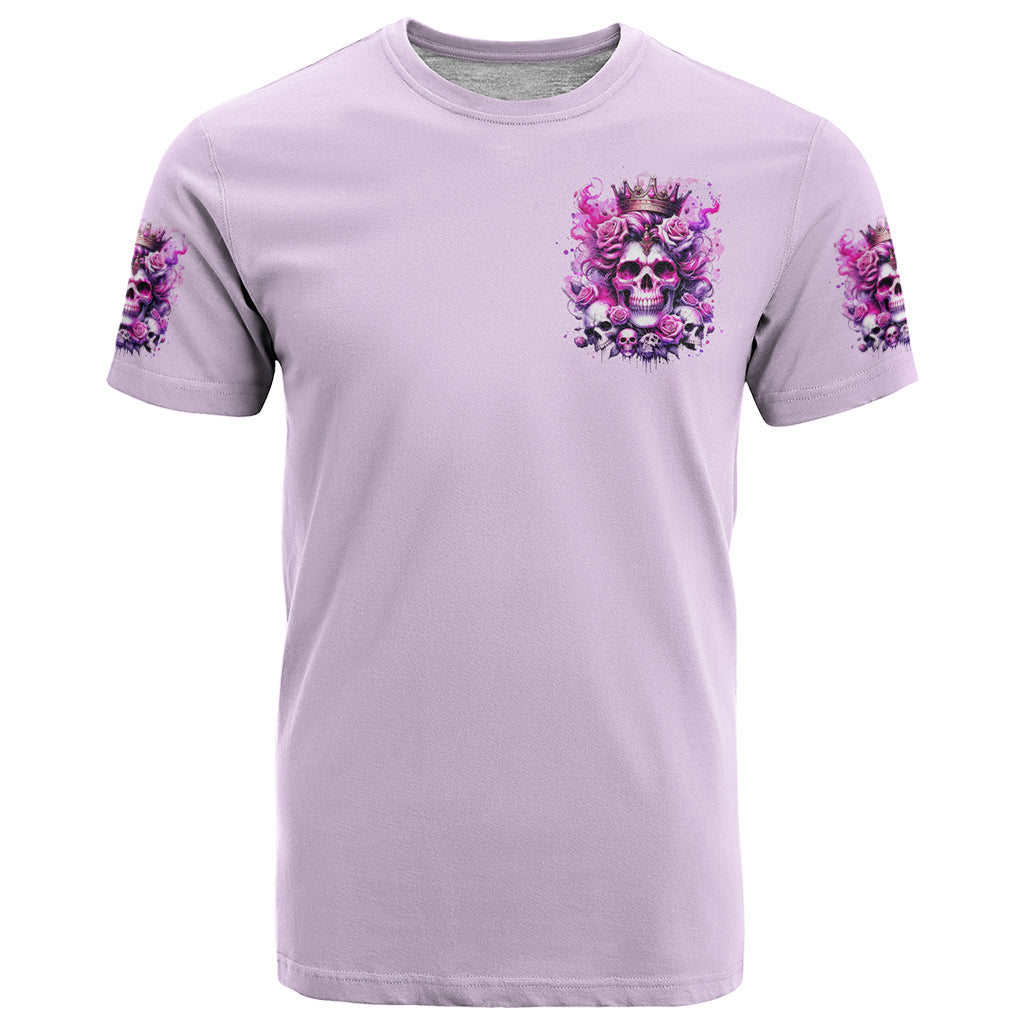 Rose Skull T Shirt Bitch I'm The Fucking Queen - Wonder Print Shop