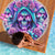 Flower Skull Angel Beach Blanket Stuck Between IDK IDC and IDGAF - Wonder Print Shop