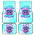 Flower Skull Angel Car Mats Stuck Between IDK IDC and IDGAF - Wonder Print Shop