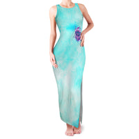 Flower Skull Angel Family Matching Tank Maxi Dress and Hawaiian Shirt Stuck Between IDK IDC and IDGAF - Wonder Print Shop