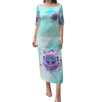 Flower Skull Angel Puletasi Stuck Between IDK IDC and IDGAF - Wonder Print Shop