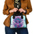 Flower Skull Angel Shoulder Handbag Stuck Between IDK IDC and IDGAF
