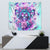 Flower Skull Angel Tapestry Stuck Between IDK IDC and IDGAF - Wonder Print Shop