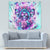 Flower Skull Angel Tapestry Stuck Between IDK IDC and IDGAF - Wonder Print Shop