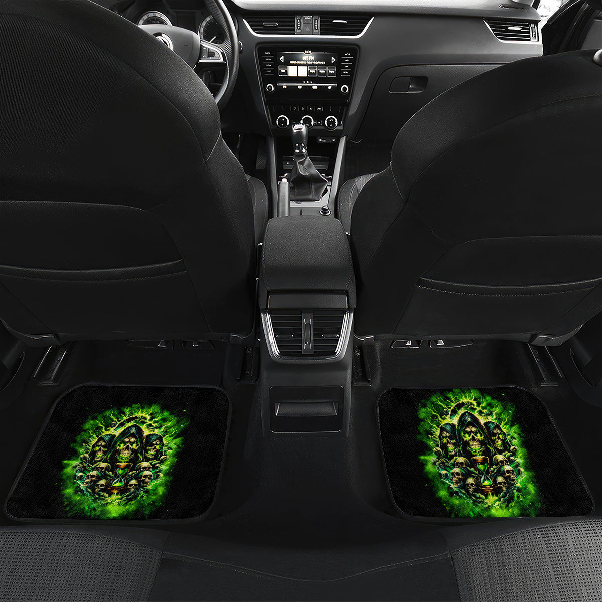 Flame Skull Car Mats I Have 3 Sides Quite Sweet Funny Crazy - Wonder Print Shop