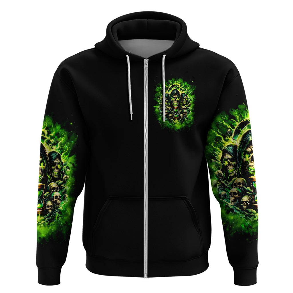 Flame Skull Hoodie I Have 3 Sides Quite Sweet Funny Crazy - Wonder Print Shop