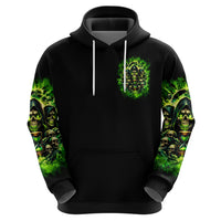 Flame Skull Hoodie I Have 3 Sides Quite Sweet Funny Crazy - Wonder Print Shop