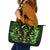 Flame Skull Leather Tote Bag I Have 3 Sides Quite Sweet Funny Crazy - Wonder Print Shop