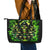 Flame Skull Leather Tote Bag I Have 3 Sides Quite Sweet Funny Crazy - Wonder Print Shop
