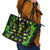 Flame Skull Leather Tote Bag I Have 3 Sides Quite Sweet Funny Crazy - Wonder Print Shop