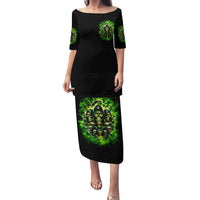 Flame Skull Puletasi I Have 3 Sides Quite Sweet Funny Crazy - Wonder Print Shop