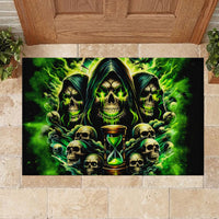 Flame Skull Rubber Doormat I Have 3 Sides Quite Sweet Funny Crazy - Wonder Print Shop