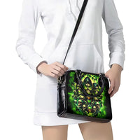 Flame Skull Shoulder Handbag I Have 3 Sides Quite Sweet Funny Crazy