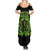 Flame Skull Summer Maxi Dress I Have 3 Sides Quite Sweet Funny Crazy - Wonder Print Shop