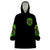Flame Skull Wearable Blanket Hoodie I Have 3 Sides Quite Sweet Funny Crazy - Wonder Print Shop