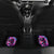 Flame Skull Car Mats The Good Girl In Me Got Tired Of The Bullshit - Wonder Print Shop