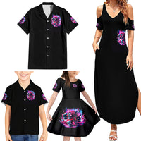Flame Skull Family Matching Summer Maxi Dress and Hawaiian Shirt The Good Girl In Me Got Tired Of The Bullshit - Wonder Print Shop