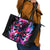 Flame Skull Leather Tote Bag The Good Girl In Me Got Tired Of The Bullshit - Wonder Print Shop