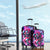 Flame Skull Luggage Cover The Good Girl In Me Got Tired Of The Bullshit - Wonder Print Shop