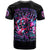 Flame Skull T Shirt The Good Girl In Me Got Tired Of The Bullshit - Wonder Print Shop