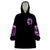 Flame Skull Wearable Blanket Hoodie The Good Girl In Me Got Tired Of The Bullshit - Wonder Print Shop