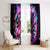 Flame Skull Window Curtain The Good Girl In Me Got Tired Of The Bullshit - Wonder Print Shop