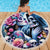 Couple Skull Beach Blanket From Our Firse Kiss - Wonder Print Shop