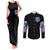 Couple Skull Couples Matching Tank Maxi Dress and Long Sleeve Button Shirt From Our Firse Kiss - Wonder Print Shop
