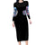 Couple Skull Family Matching Long Sleeve Bodycon Dress and Hawaiian Shirt From Our Firse Kiss - Wonder Print Shop