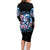 Couple Skull Family Matching Long Sleeve Bodycon Dress and Hawaiian Shirt From Our Firse Kiss - Wonder Print Shop