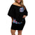 Couple Skull Family Matching Off Shoulder Short Dress and Hawaiian Shirt From Our Firse Kiss - Wonder Print Shop