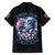 Couple Skull Family Matching Short Sleeve Bodycon Dress and Hawaiian Shirt From Our Firse Kiss - Wonder Print Shop