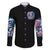 Couple Skull Family Matching Short Sleeve Bodycon Dress and Hawaiian Shirt From Our Firse Kiss - Wonder Print Shop
