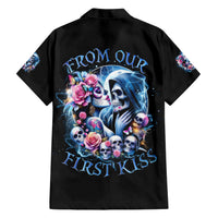 Couple Skull Hawaiian Shirt From Our Firse Kiss - Wonder Print Shop