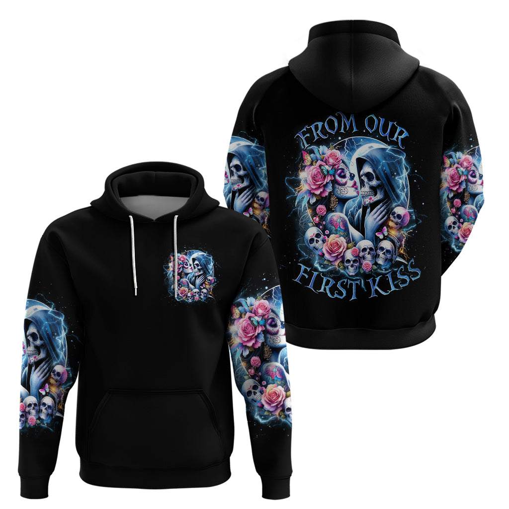 Couple Skull Hoodie From Our Firse Kiss - Wonder Print Shop