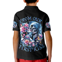 Couple Skull Kid Polo Shirt From Our Firse Kiss - Wonder Print Shop